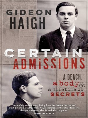 cover image of Certain Admissions